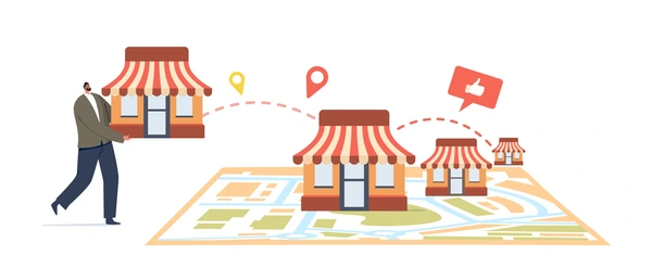 on the map outlets and location for contact us